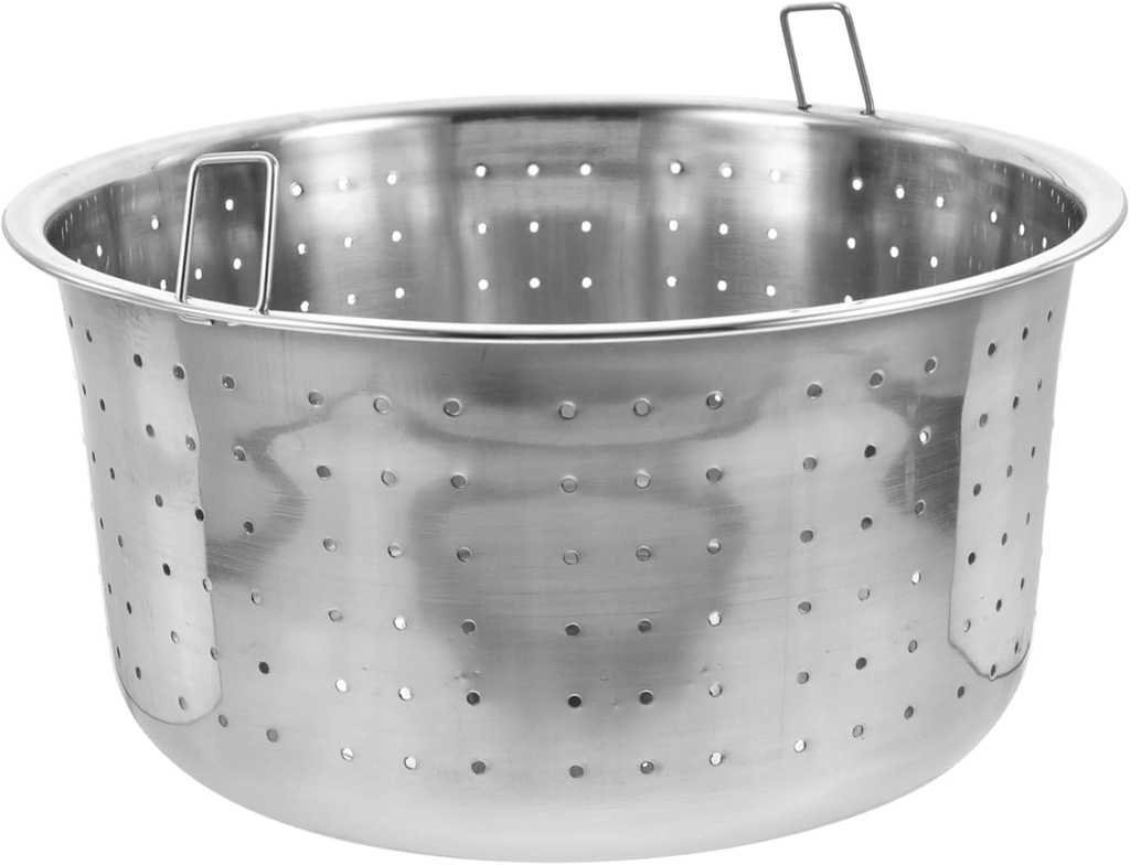 Stainless Steel Rice Cooker Steamer Basket with Heat Resistant Hook Multi Function Steaming Tray for Buns Eggs Seafood Vegetables Compact and Food Steamer Insert