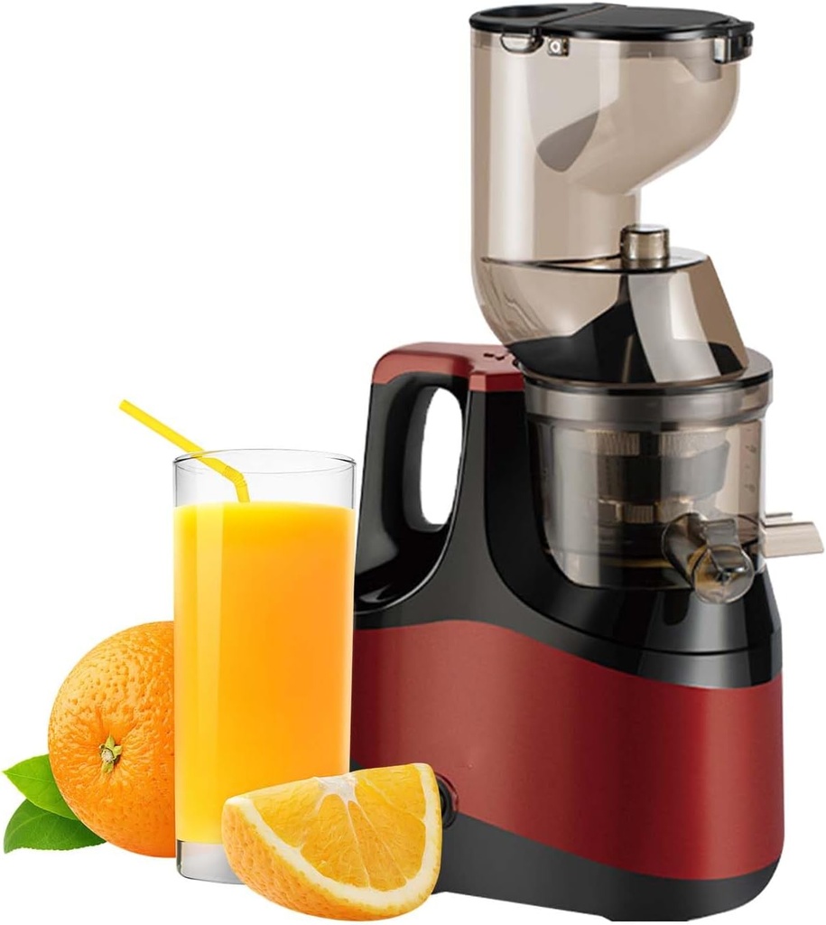 Squeeze Juicer, 3 Inch (80 Mm) Slow Masticating Juicer, Electric Juicer, Fruit Vegetable Juicer