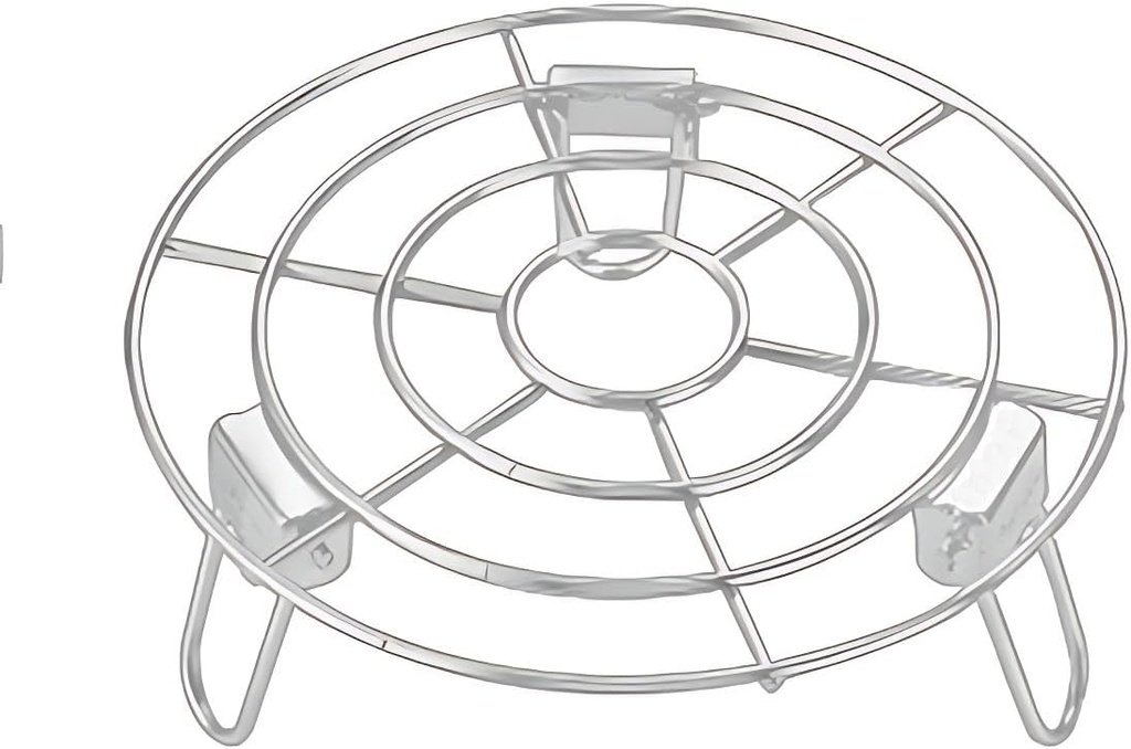 Cooling Rack with Legs Dia 7.1" Food Stands Rack Round Steamer Rack Stainless Steel Cross Wire Barbecue Baking Net Grill Grate for Instant Pot/Pressure Cooker/Oven (Folding,7.1"/18cm)