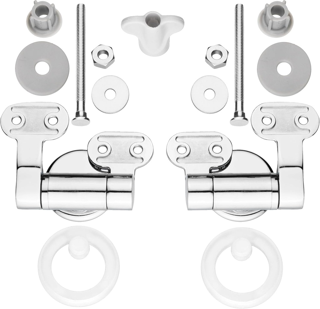 CORNAT TEC364980 Toilet seat Hinge Soft Close with mounting Brass