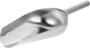 KICHOUSE Multifunctional Stainless Steel Ice Scoop Grain Shovel Rice Scoop Food Metal Shovel for Candy Beans Desserts