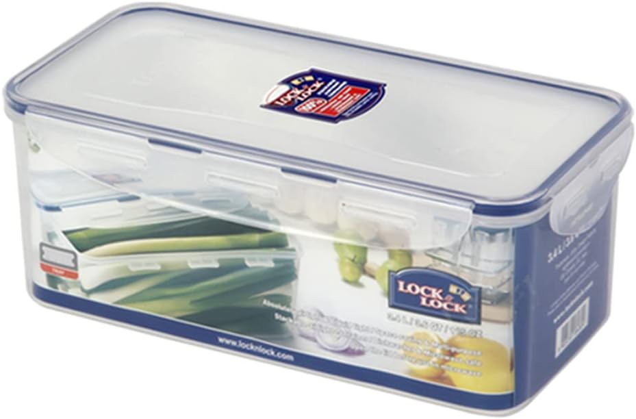 LOCK & LOCK Airtight Rectangular Food Storage Container with Drain tray 14-Cup, 115-Fluid Ounces