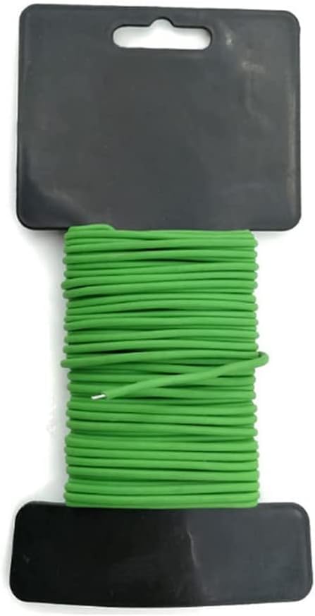 1 Roll Garden Twist Tie Multi-Function Soft Ties for Plants Vines Gardening for Warehouse Office Home, 32.8ft (Green)