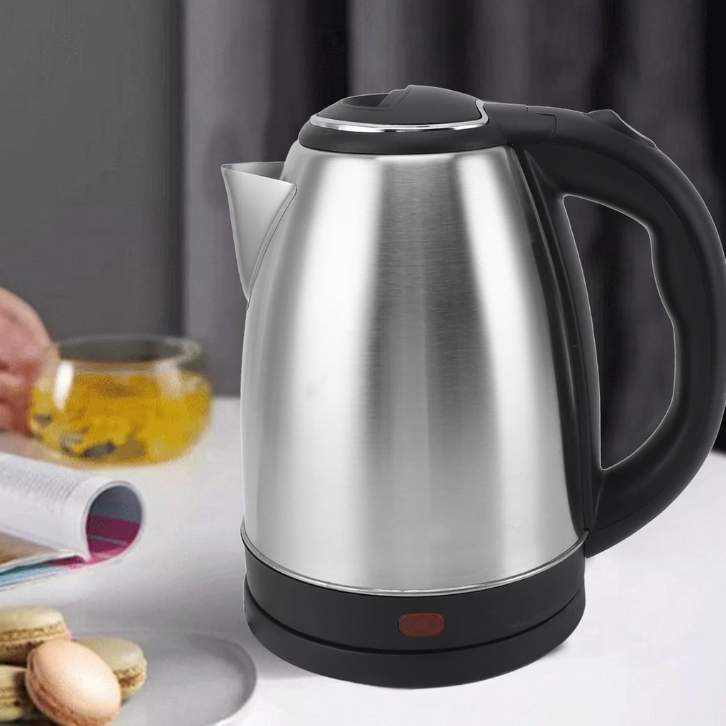 Stainless Steel Electric Kettle, 2L 1500W Electric Tea Kettle, Hot Water Heater & Boiler with Auto Shut Off and Boil Dry , Hot Water Kettle for Coffee, Tea, Beverages