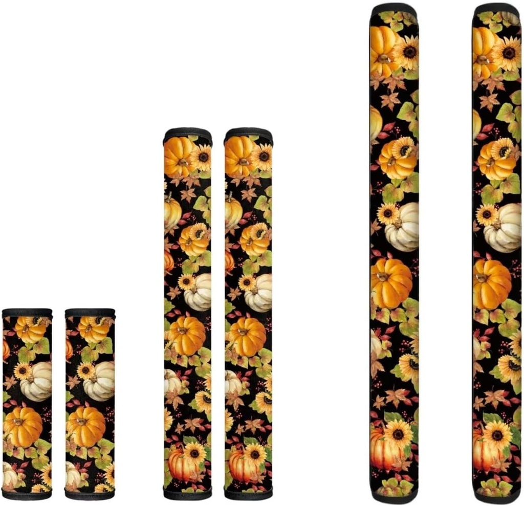Refrigerator Door Handle Covers Keep Appliance Clean for Fridge Microwave Stove Dishwasher Thanksgiving Pumpkin Fridge Handle Cover Set of 6