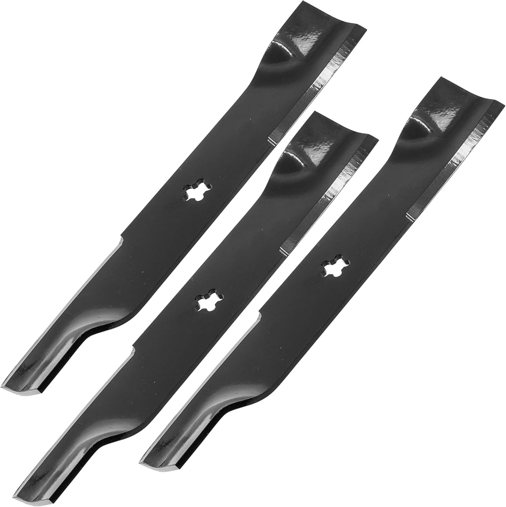 Caltric 3 Mower Deck Blade Compatible with Husqvarna Rz4824 Ts348 Yt48 Xls Yth24V48 Ls Yth2648 Z248