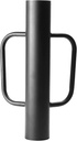 Black Fence Post Driver，16.5 Inch T Post Driver,12LB Hand Post Pounder with Handle, Heavy Duty Post Hole Diggers