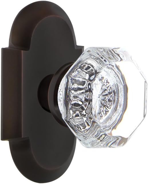 Nostalgic Warehouse Cottage Plate Single Dummy Waldorf Door Knob in Timeless Bronze