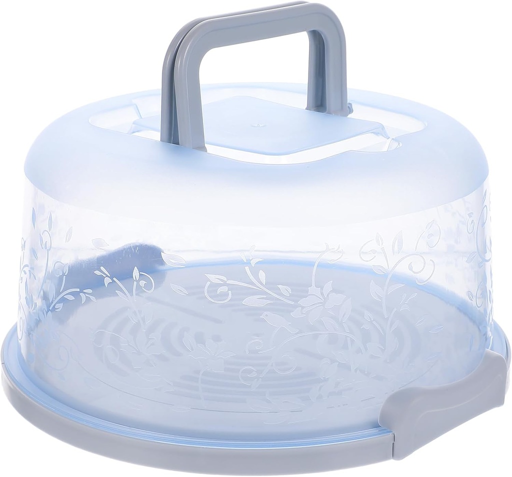 Cake Storage Carrier Cake Carrier Cake Carrier Plastic Cake Pastry Carrier Portable Cake Tray Pan with Cover Handles Cupcake Dessert Holder Cake Container Cake Transporter