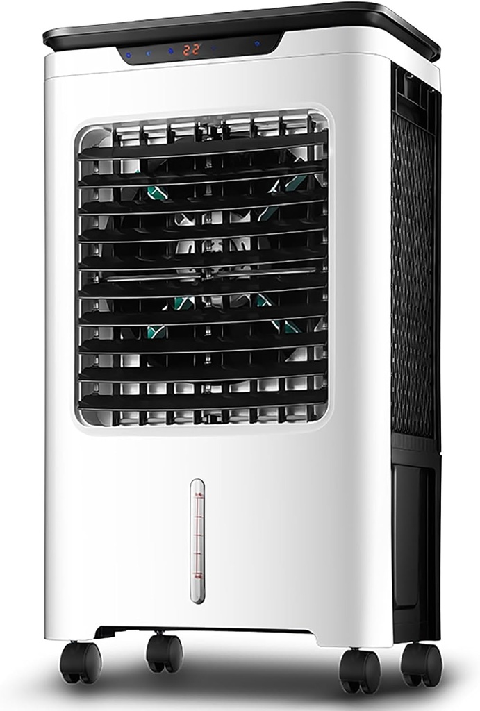 Portable Evaporative Coolers Swamp Cooler Mobile without Hose Leafless Conditioning Fan Refrigeration Fan Humidification(108x50x37 cm/43x20x15 in)