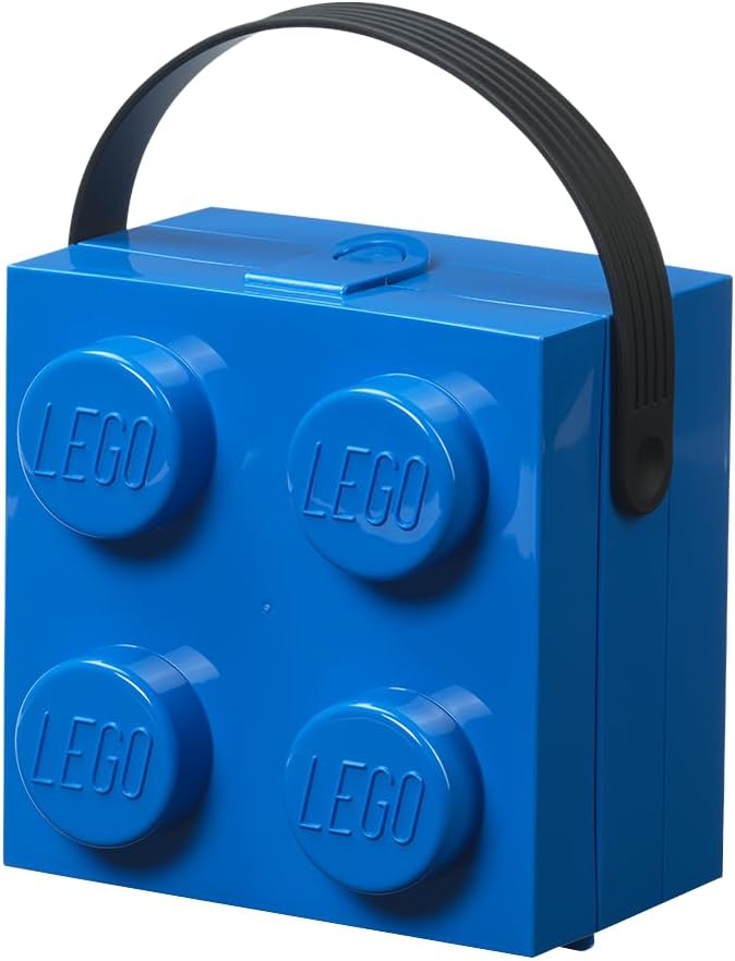 Lego 40240602 Lunchbox with Handle, Bright Blue
