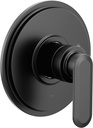 Moen Greenfield Matte Black Single-Handle Bathtub Trim, Shower Lever Handle, Valve Required, UT2321BL