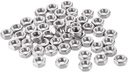 uxcell Hex Nuts, M4x0.7mm Metric Coarse Thread Hexagon Nut, Stainless Steel 304, Pack of 50