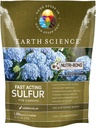 Earth Science Fast Acting Sulfur – 5lb—Soil pH Reducer, Lowers pH Instantly, Reduces Nutrient Runoff, Improves Growth & Color for Acid-Loving Plants, Long-Lasting Lawn Care Flower Bee Supplement