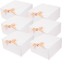 6 Pack Cake Holders Mini Cake Boxes for Party Cupcake Display Bakery Supplies Party Treats
