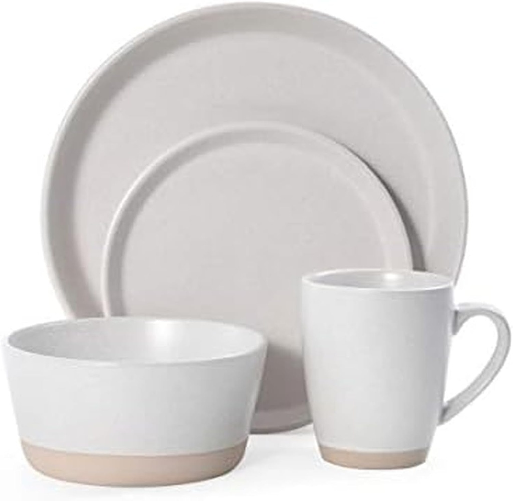 Pfaltzgraff Hudson 16-Piece Dinnerware Set, Beige