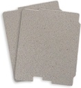 2 PCS - Microwave waveguide Cover - Frigidaire Waveguide Cover Replacement - 5304462314 - DIY - (5.12 in x 5.12 in) - Mica Sheets for Microwaves