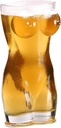 Beer Glass,13.53fl oz Beer Mugs For Freezer,Sexy Naked Miss & Muscle Man Clear Glass Cups Unique Bar Glasses Sexy Body Wine Glasses Drinking Glasses, Body Shaped Wine Glass