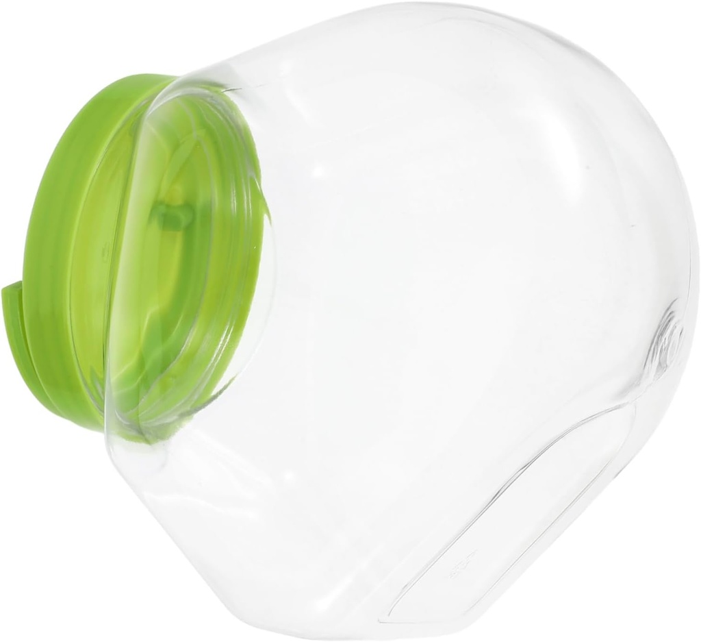 Wide Plastic Storage Jar with Airtight Lid Multi-purpose Container for Cookies Candy Laundry Detergent Shatterproof Reusable