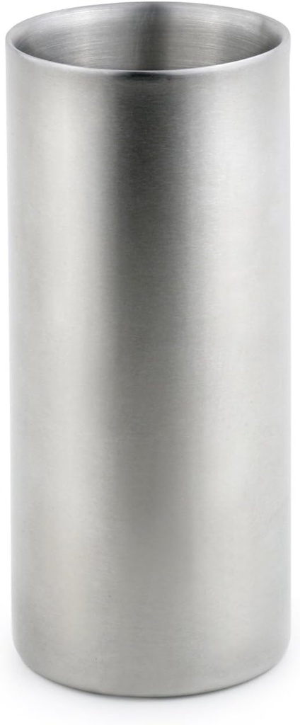 Double Walled Stainless Steel Drinking Glass, 12-Ounce/1.5-Cup