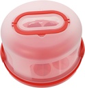 PRETYZOOM 10 Inch Cake Box Heavy Duty Plastic Muffin Storage Cake Carrier Cake Pan Box