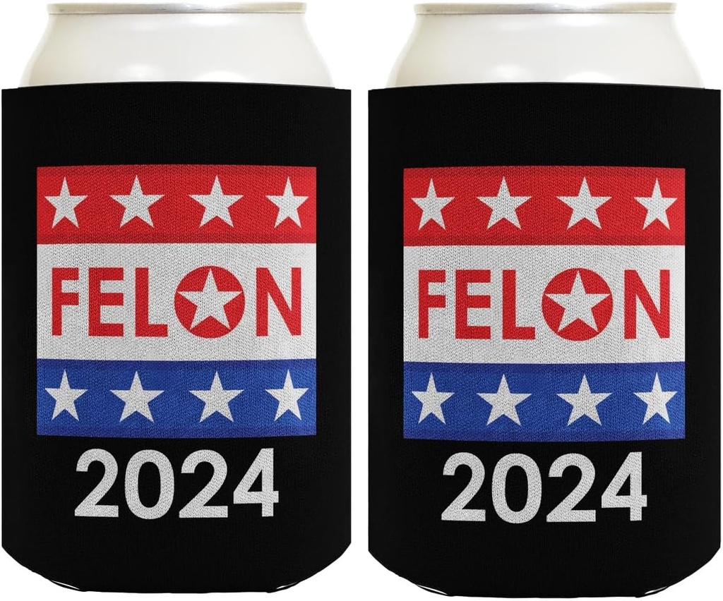 Conservative Drink Cooler Felon 2024 2-Pack Can Drink Thermocoolers
