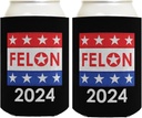 Conservative Drink Cooler Felon 2024 2-Pack Can Drink Thermocoolers