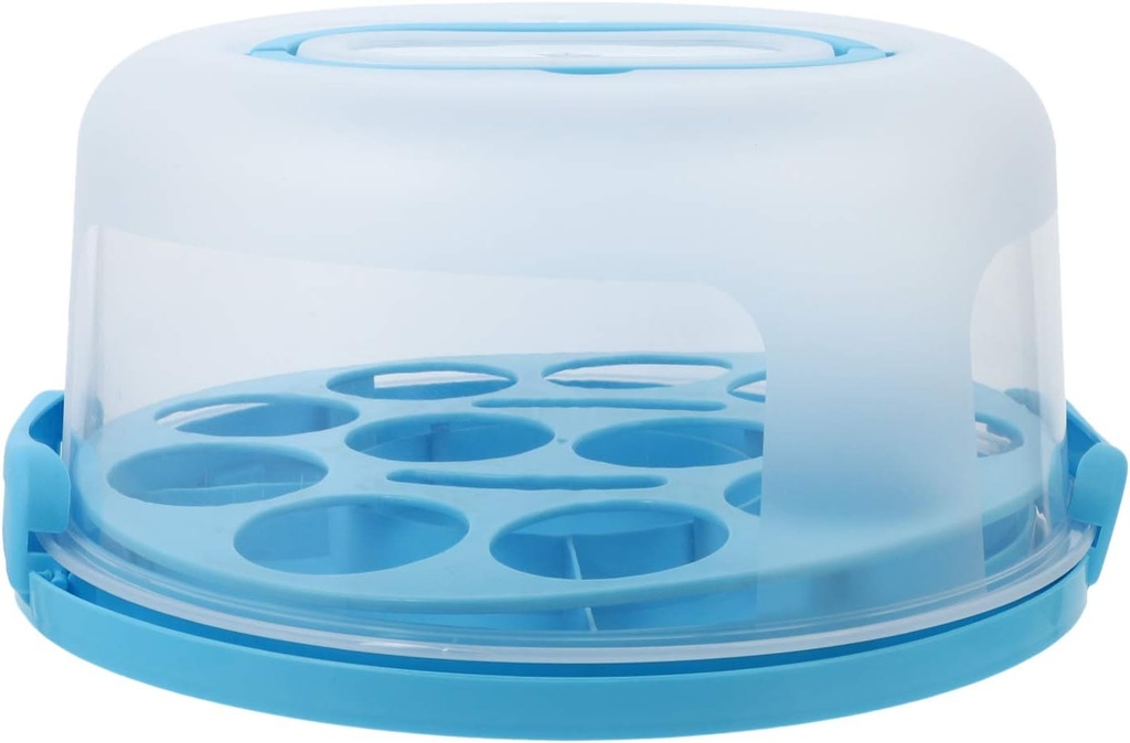 DOITOOL 1pc Cake Box Muffin Storage Organizer Transparent Cake Carrier Cake Storage Case Food Container Thicken Cake Container Portable Cake Carrier Cupcake Container