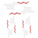 6 Pack 48-00-1640 Drywall Reciprocating Saw Blades, Blunt Point for Precise Cutting, Carbide, Perfect for Drywall Access Sawzall Blade, Compatible with Milwaukee Hackzall, Sawzall Blades