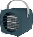 USB Charging Portable Air Conditioners, Small Personal Evaporative Air Cooler, Swamp Cooler in 3 Speed with Handle, for Bedroom Office(Blue)