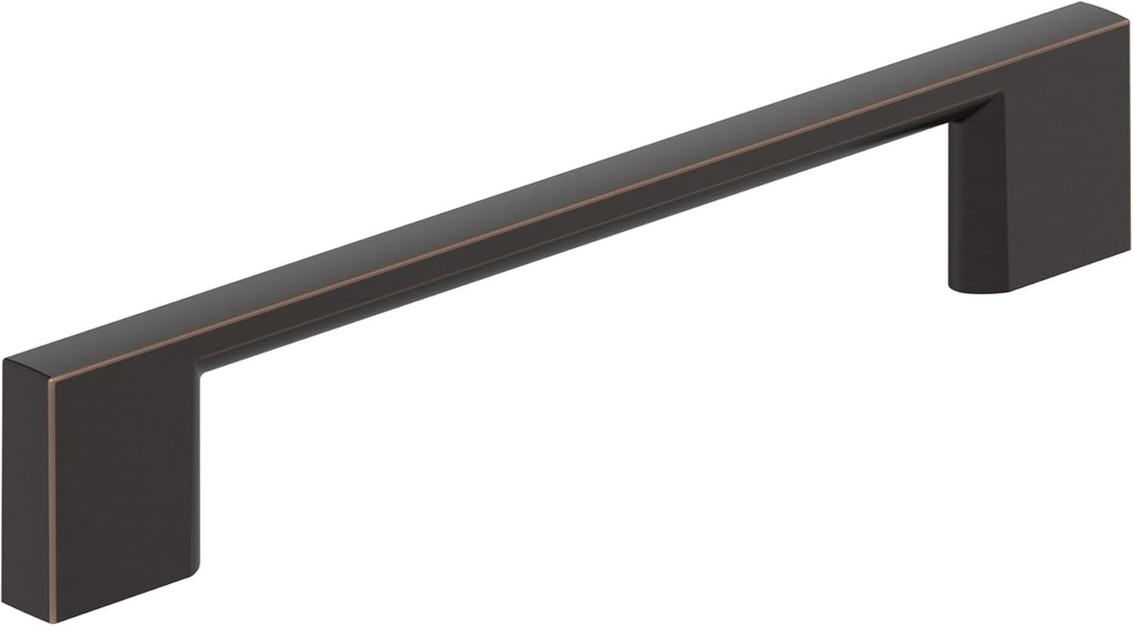 Amerock 10BX37132ORB | Oil Rubbed Bronze Cabinet Pull | 5-1/16 inch (128mm) Center-to-Center | 10 Pack | Cityscape | Furniture Hardware