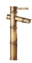 Faucet for Bathroom Sink Waterfall Faucet Single Hole Retro Brass Lavatory Faucet Single Handle Faucet for Bathroom Sink 1 Hole Tall hot and Cold Water Faucet for Patio,Antique B ( Color : Antique A )