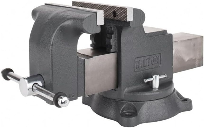 Wilton Shop Bench Vise, 8" Jaw Width, 8" Max Jaw Opening, 4" Throat (Model WS8)