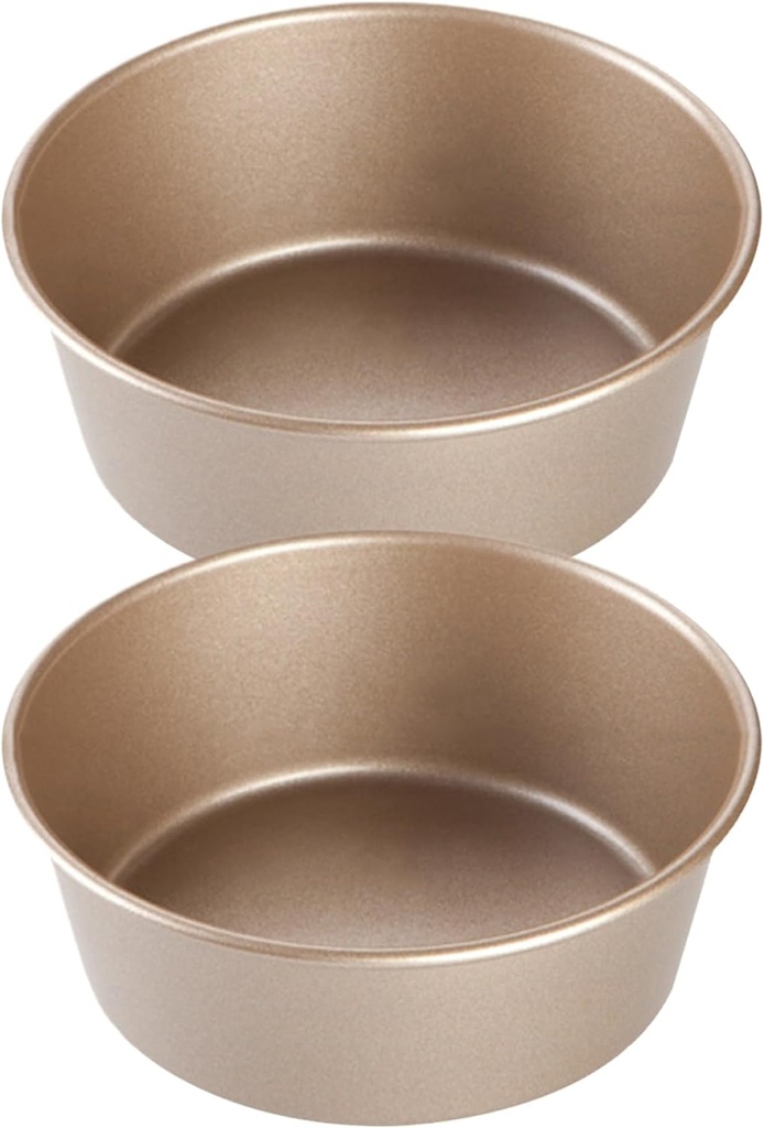 Ramekins for Air Fryer Egg Mould Egg Rings For Frying Baking Tools 2Pcs Air Fryer Egg Mould 4.5'' Air Fryer Egg Poacher Non Stick Cake Pan Muffin Tin Baking Moulds for Fried Egg Muffin Sandwiches