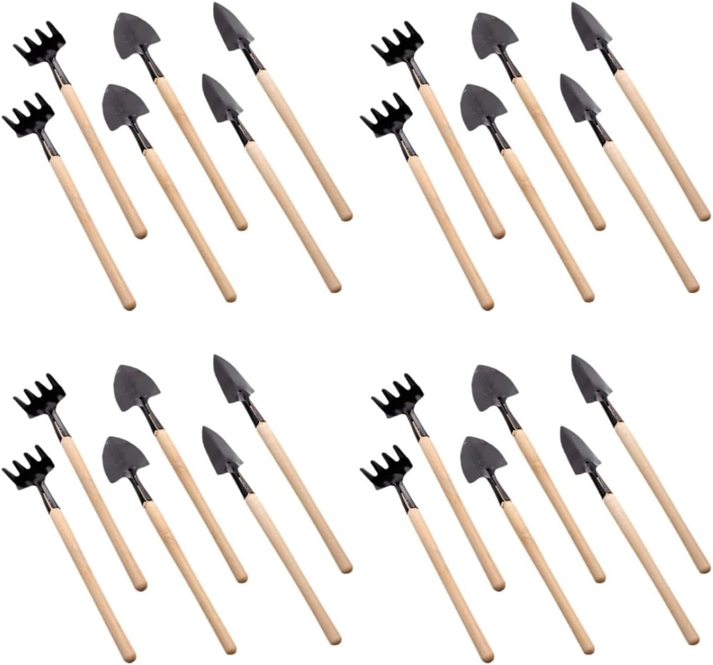 BESPORTBLE 6PCS Mini Garden Tools Set - Succulent Shovel - Miniature Shovels for House Plants for Bonsai Gardening Ideal Mini Tools for and Adults
