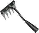Gardenia Iron Weeding Rake, 2025 Gardenia Iron Weeding rake, Ironrake The Heavy-Duty Irons Weedings Rakes,Irons Rakes for Gardening and Weedings (5 Teeth) (5 Teeth)