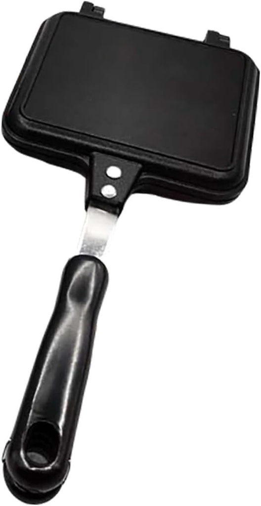 Non-Stick Double-Sided Sandwich Maker Pan Household Grilled Sandwich Frying Pan for Breakfast Egg Frying Plate Kitchen Gadget for Quick Cooking