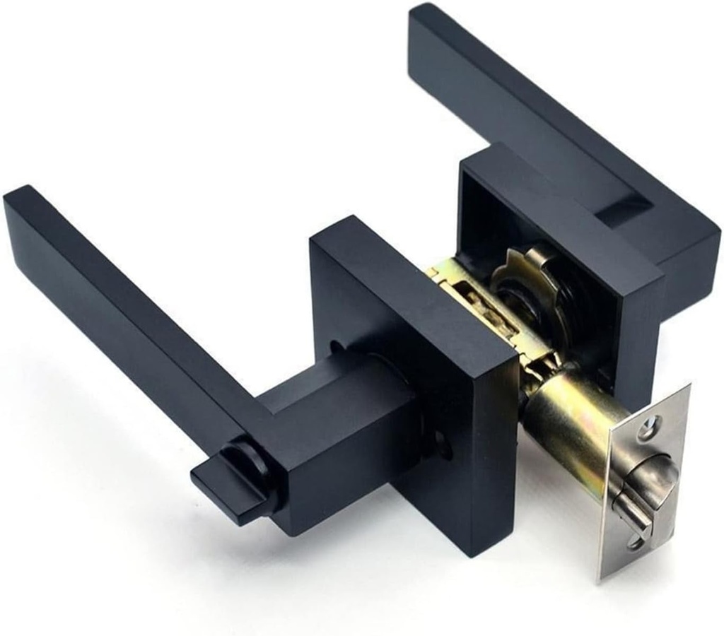 Door Handle Locks for Interior Doors with Core Atch, Heavy-Duty Door Lock Handle Set Door Lock Accessories Door Locks 1Pcs (Color : C)