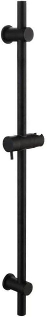 KEHAIOO All Brass Matte Black Shower Bathtub Adjustable Brass Sliding Bar Hand Shower Holder Shower Head Holder