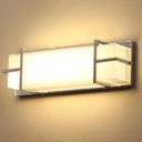 Vanity Light Fixture, 15in LED Modern Bathroom Lighting Fixtures Over Mirror, 16W Dimmable Chrome Wall Lights for Bedroom, Hallway, Mirror, Living Room, Warm White 3000K