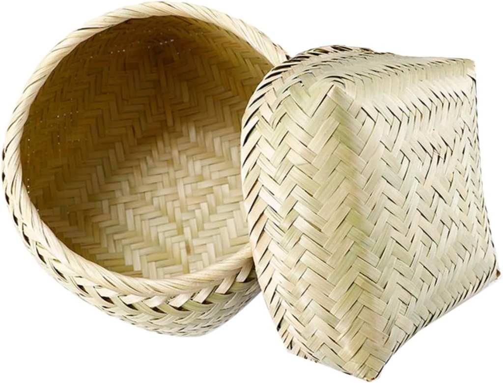 1pc Weaving Food Storage Basket Kitchen Organizer for Bread Fruits Vegetables Compact Design for Home Office Use