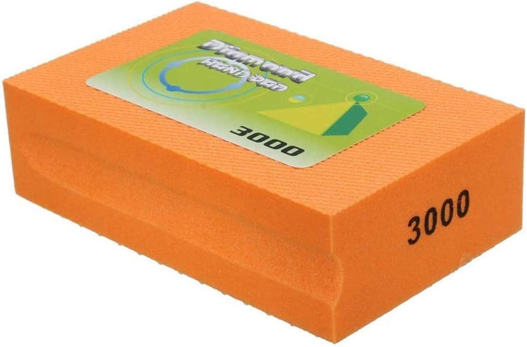 Sanding Blocks 3000 Grit Polishing Grinding Block Diamond Polishing Hand Pads Block For Granite Marble Glass Grinding