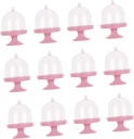 12pcs Shower Snack Boxes Food-grade Candy Storage Containers for Cookies and Treats Stylish Party Favor Wrapping Boxes Base Top