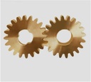 1 Pairs of High Precision Ice Cream Extruding Pump Gear Ice Cream Machine Parts Extruding Pump Gear