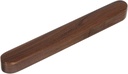 Portable Black Walnut Solid Wood Chopsticks Case Dustproof Utensil Organizer for Travel and Home Reusable Flatware Holder Lightweight Storage Box