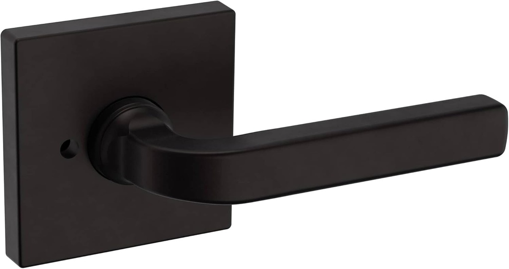 Baldwin 5190102PRIV Baldwin 5190.PRIV 5190 Series Privacy Door Lever Set with Square Rose from The Estate Collection