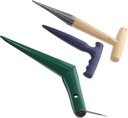 GALPADA Sturdy Hand Planter Soil Puncher Tools for Gardening 1 Set Weeding Tools for Garden