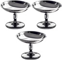 3pcs ice cream bowl fruit salad bowl mousse serving cups dessert serving cup appetizer plates footed pudding cup serving cup snack cup fine Stainless steel ice cream cup