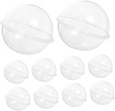 Garneck 10pcs Mousse Cake Boxes for Desserts Creative Packing Containers for Birthdays Weddings and Holiday Parties