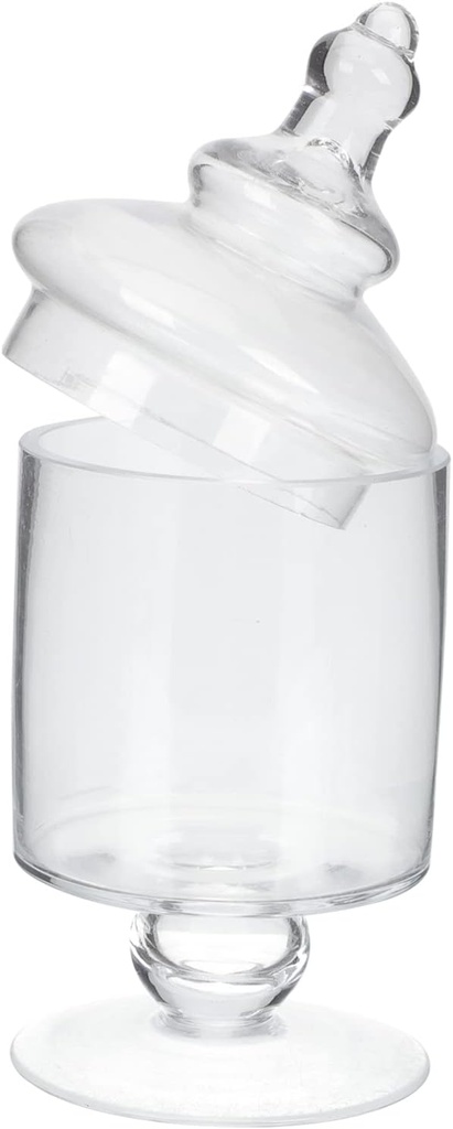 Candy Storage Jar Glass Candy Jar Lid Ideal for Wedding Favor Cookie Container